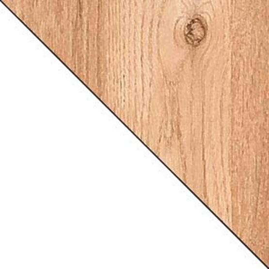 Függesztett polc L9 - fehér / tölgyfa