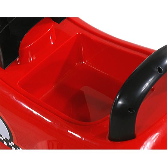 Lábbal hajthatós autó - sárga