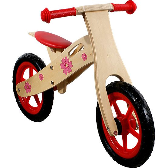 Lábbal hajtós jármű  ARTI RIDER - rózsaszín virágok