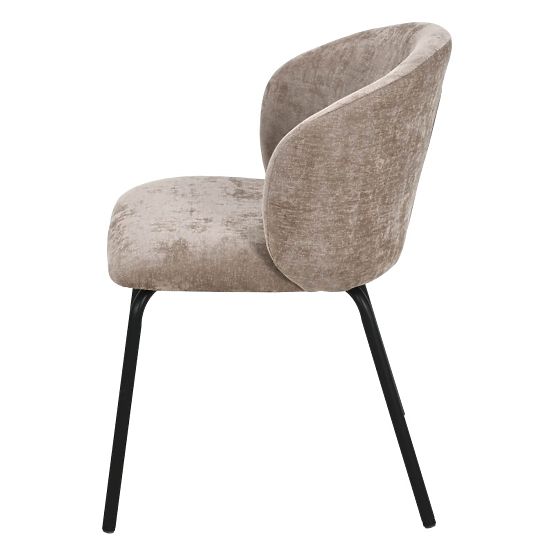 Larisa étkezőszék, barna/fekete lábak