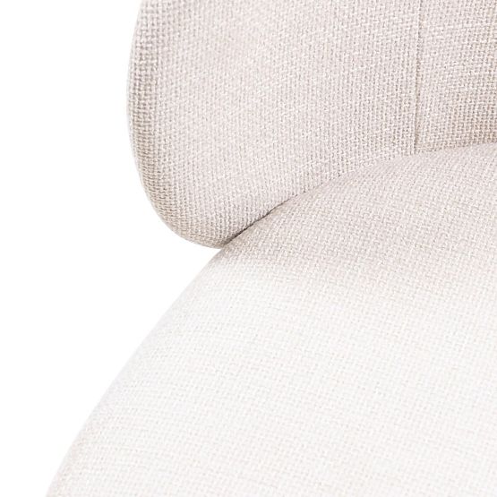 Larisa étkezőszék, világos bézs/fekete lábak