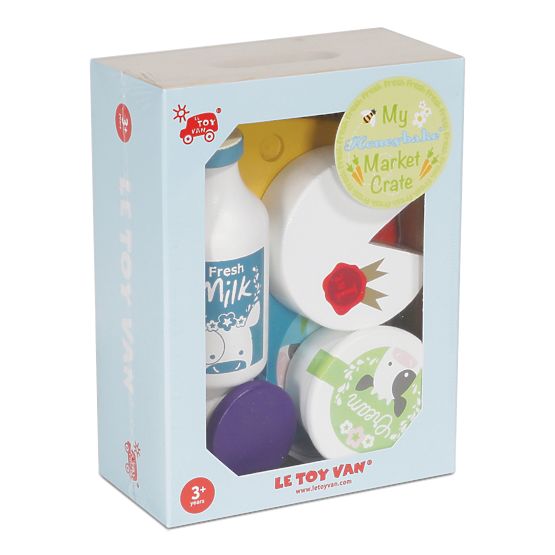 Le Toy Van Crate tejtermékekkel