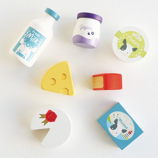 Le Toy Van Crate tejtermékekkel