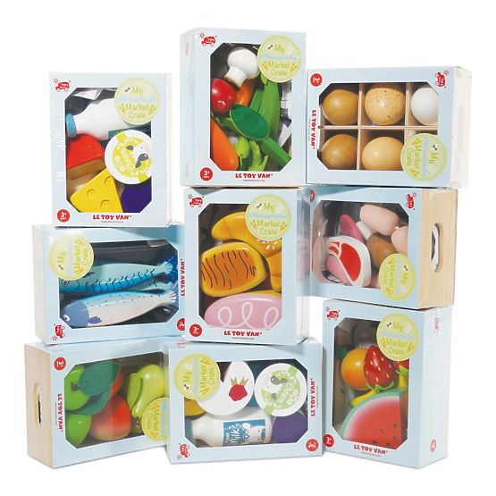 Le Toy Van Crate tejtermékekkel