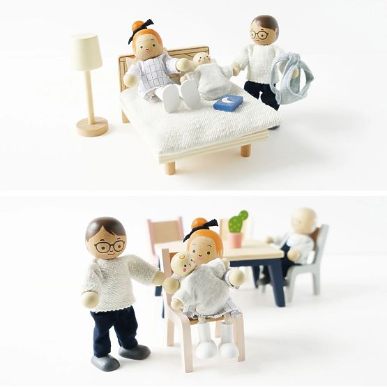 Le Toy Van Daisylane Bútor Kezdőkészlet - teljes készlet babaházhoz
