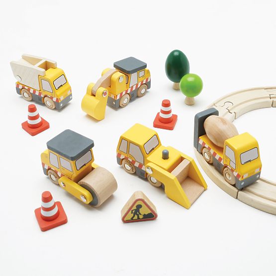 Le Toy Van Építőipari gépek készlete