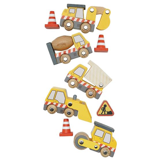 Le Toy Van Építőipari gépek készlete