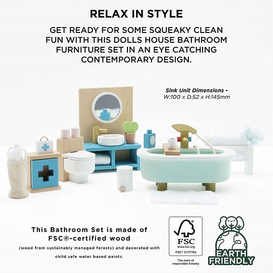 Le Toy Van Furniture Daisylane fürdőszoba