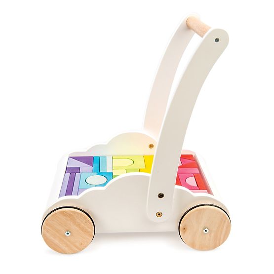 Le Toy Van Petilou Kocsi szivárványos kockákkal