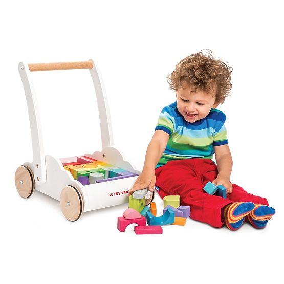 Le Toy Van Petilou Kocsi szivárványos kockákkal