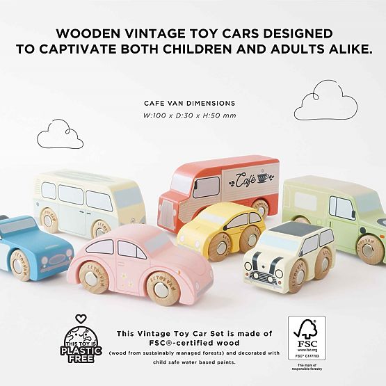 Le Toy Van Vintage autókészlet