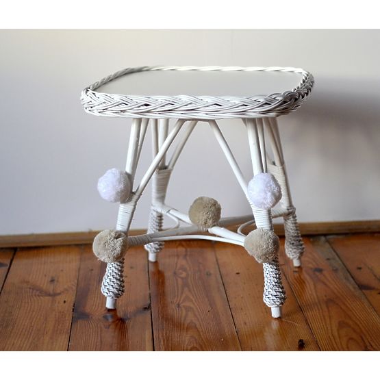 LILU fonott asztal - szögletes