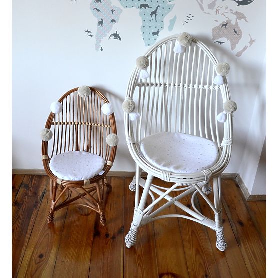 LILU fonott szék - könnycsepp maxi