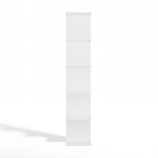 MAGAS FEHÉR POLC 6P 180 cm 6 Polc Könyvek és Dokumentumok Számára Irodába és Nappaliba