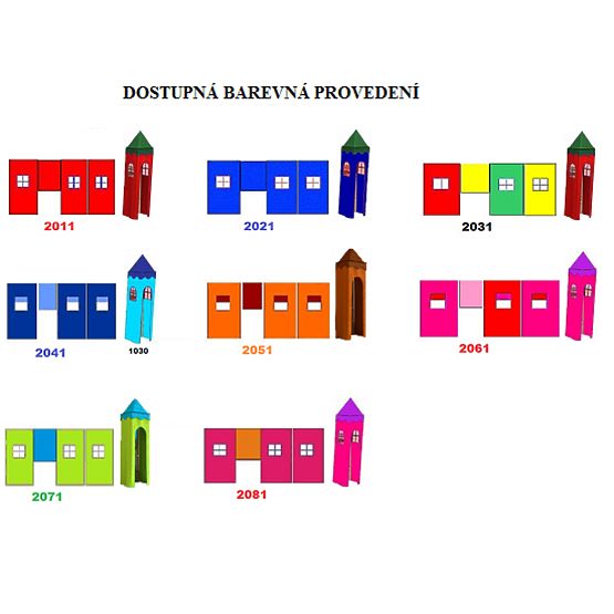 Magasított gyerekágy GABI csúzdával és toronyal - fenyő