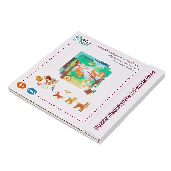 Mágneses puzzle Erdő állatai