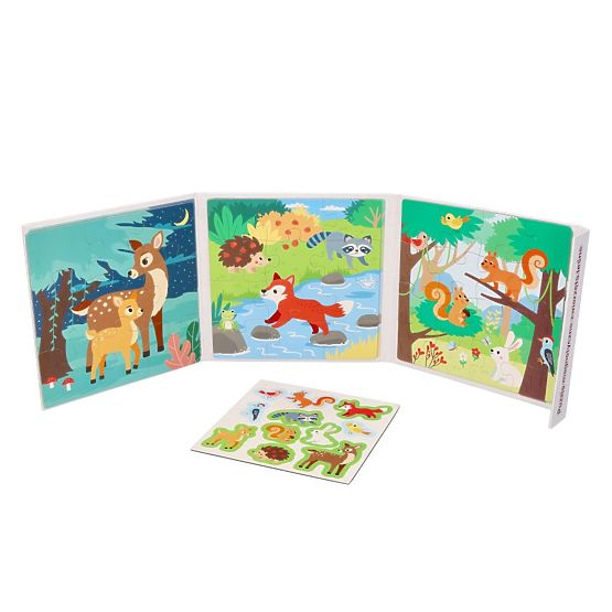 Mágneses puzzle Erdő állatai