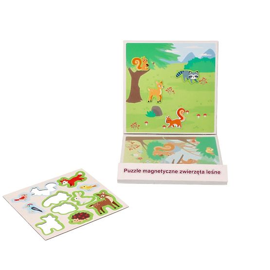 Mágneses puzzle Erdő állatai