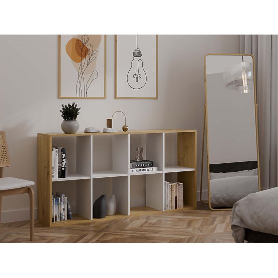 Malax 2X4 DUB ARTISAN FEHÉR Polc