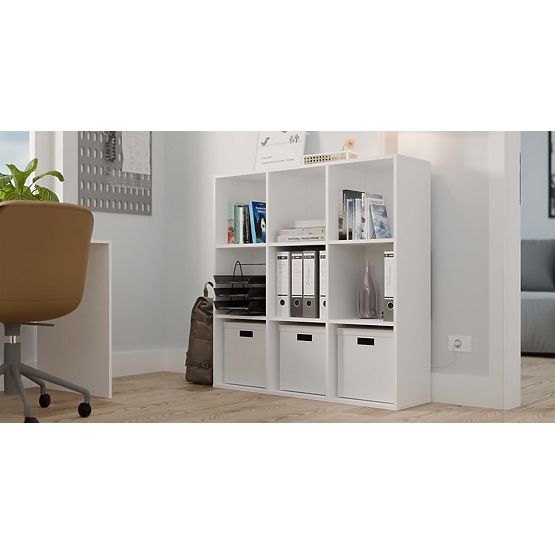 Malax 3X3 H Fehér Polc