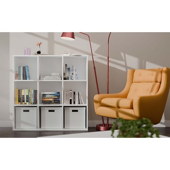 Malax 3X3 H Fehér Polc