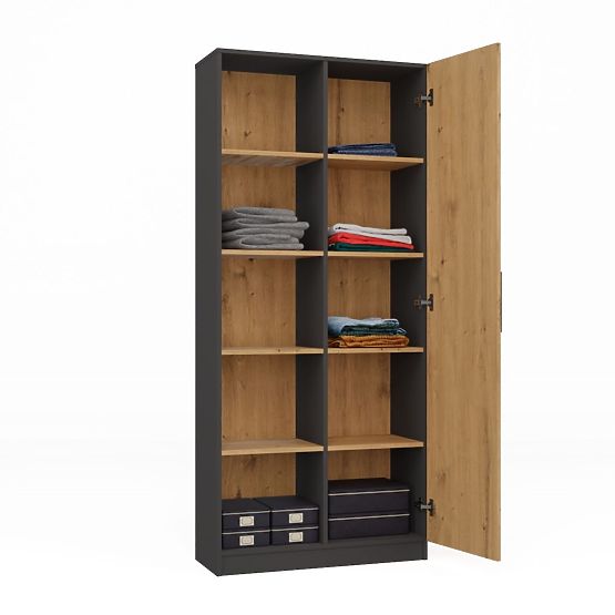 Malwa RD/80 ANTRACIT ARTISAN Polc