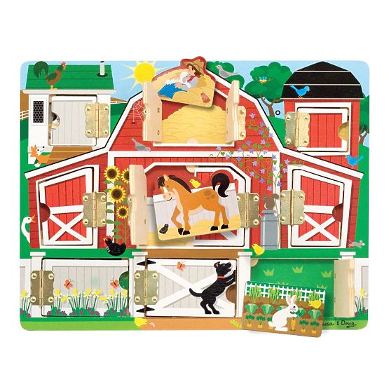 Melissa and Doug - Nyisd ki és csukd be - Puzzle Bújócska játék
