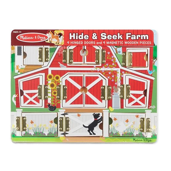 Melissa and Doug - Nyisd ki és csukd be - Puzzle Bújócska játék