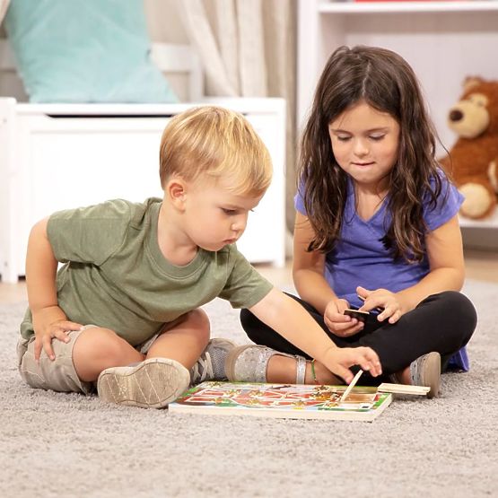 Melissa and Doug - Nyisd ki és csukd be - Puzzle Bújócska játék
