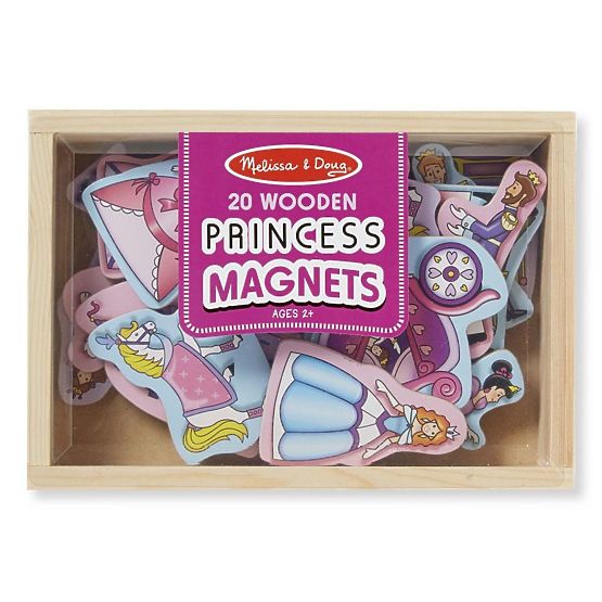 Melissa & Doug - hűtőmágnesek Princess 20db