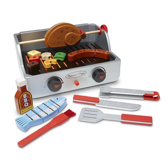 Melissa és Doug fából készült grill