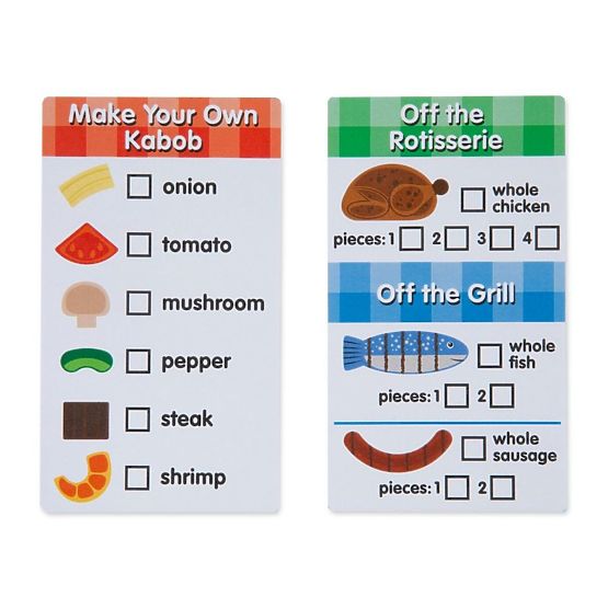Melissa és Doug fából készült grill