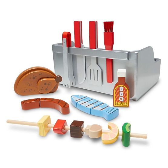 Melissa és Doug fából készült grill