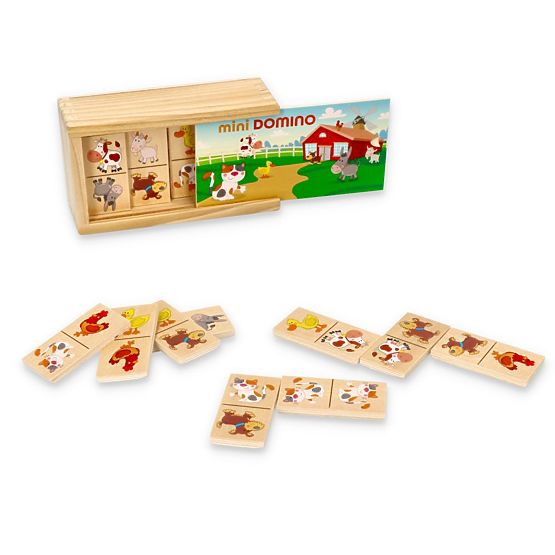Mini Dominó dobozban - Állatkák