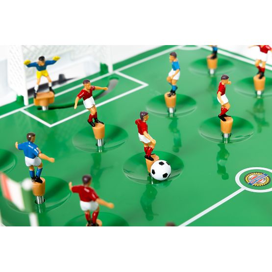 Mini futballasztal rugókon, 22 játékos