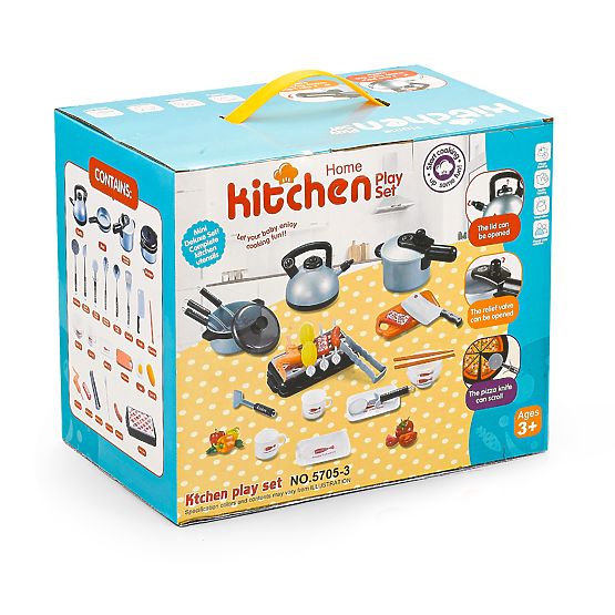 Mini konyha edényekkel és kiegészítőkkel gyerekeknek