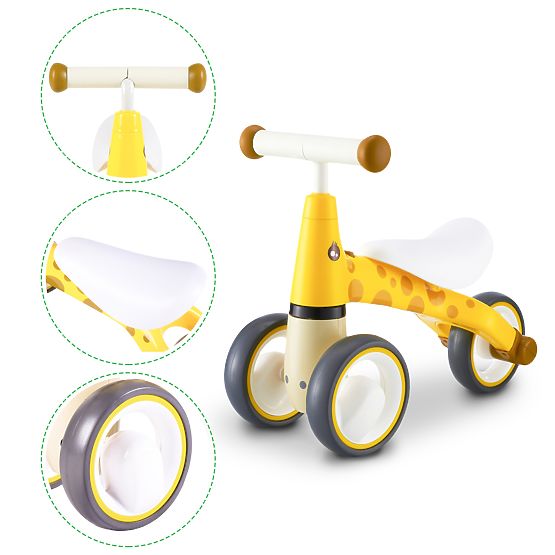 Mini zsiráf kidobó - sárga