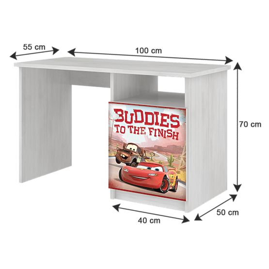 Minnie Mouse íróasztal - norvég fenyő 