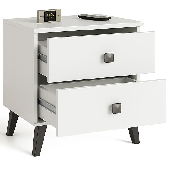 MOBI K-02 FEKETE FEHÉR KOMÓD