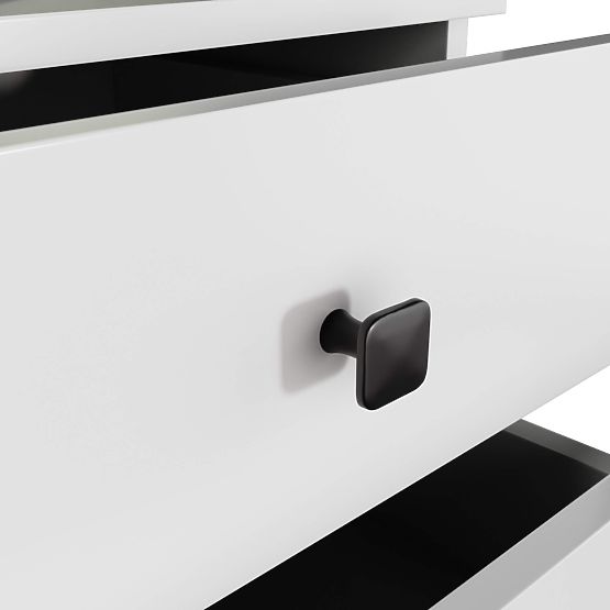 MOBI K-03 FEHÉR FEKETE KOMÓD