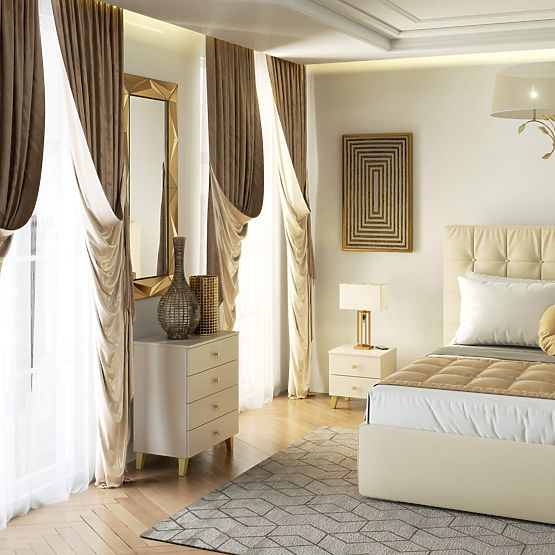 MOBI K-04 KOMÓD KASMÍR ARANY