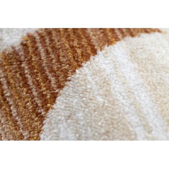 Modern gyerekszőnyeg TOYS 75323 MEDVÉCSKE, szabálytalan alakú, krém, piros fukszia