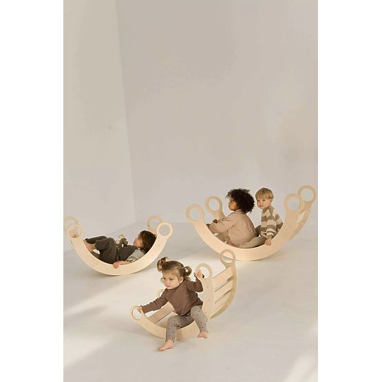 Montessori fa hintaszék S - természetes