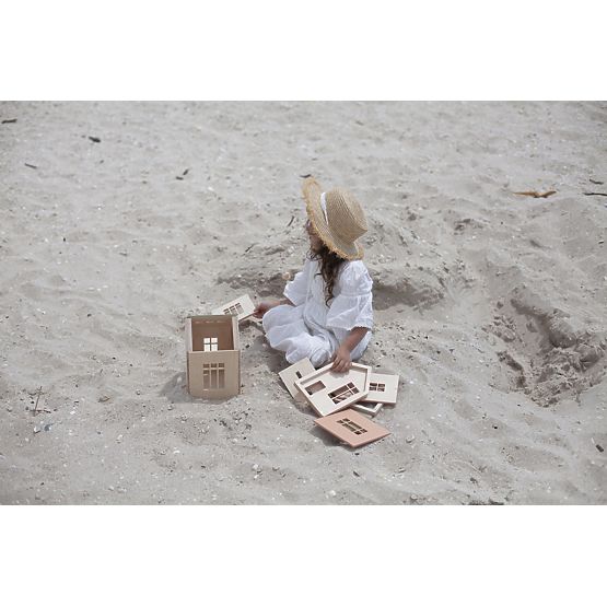 Mágneses Montessori faház - rózsaszín