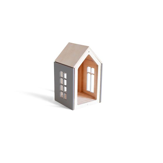 Mágneses Montessori faház - szürke