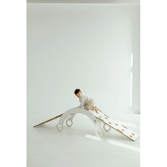 Montessori L mászó készlet - fehér