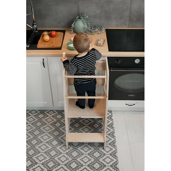Montessori tantorony Lena MAXI 85 - natúr