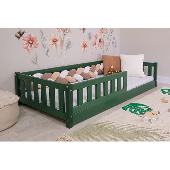 Montessori Ourbaby Meadow alacsony gyerekágy - zöld