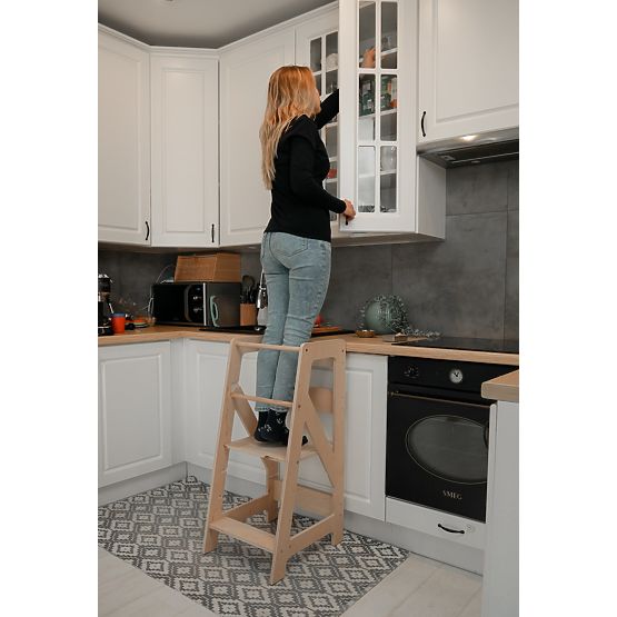 Montessori tanulótorony Pola MAXI 90 - natúr