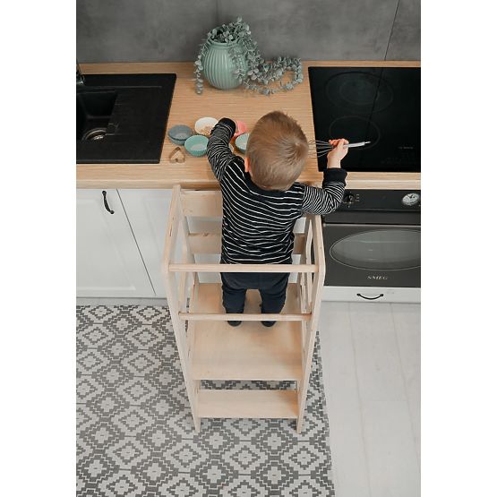 Montessori tantorony Sara MAXI 90 - természetes